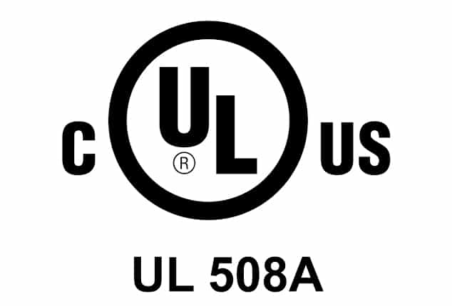 UL508 Certificaat